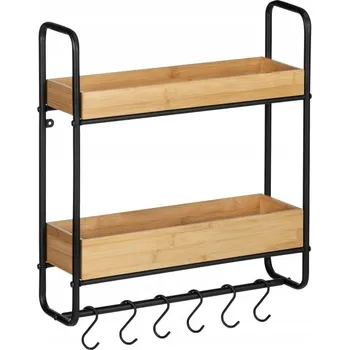 police Kovová police Wenko 48 x 15 cm černá