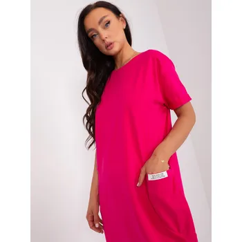 Dámské šaty RV SK 8724 šaty.12 fuchsií S/M