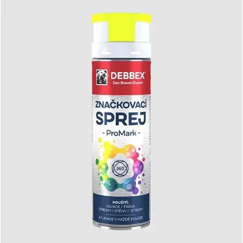 Barva ve spreji DEN BRAVEN Značkovací sprej ProMark 500 ml, žlutá (TP00005DBX)