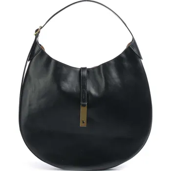 Módní doplněk Polo Ralph Lauren ID Collection Medium - Velká kabelka v černá, kůže, 168818 | Kabelky pro ženy & muže