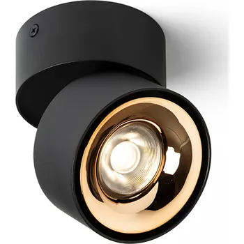 ALBANO přisazená černá/zlatá 230V LED 5W 3000K