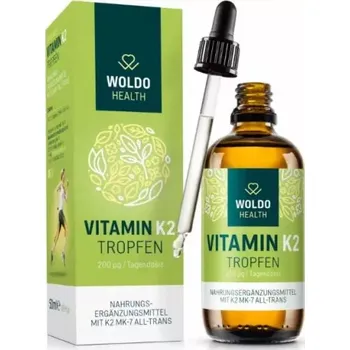 Vitamín K2 (MK7) v MCT oleji, 50ml, 1800 kapek Woldo Health