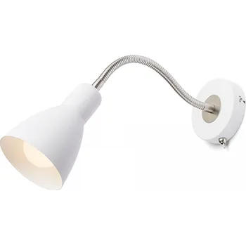 Nástěnné svítidlo KAYA nástěnná bílá matný nikl 230V LED E27 15W