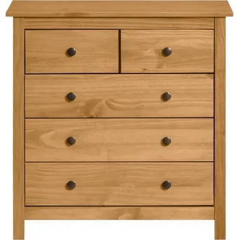 Komoda Komoda DWAYNE, masiv borovice, vosk + vyzvednutí ZDARMA