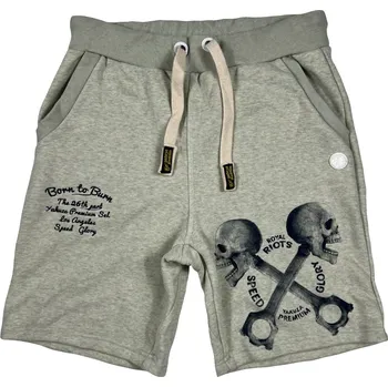 Pánská móda YAKUZA kraťasy YPS 3828 light olive - M