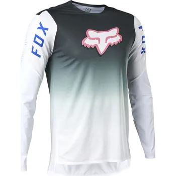 cyklistický dres FOX cyklo dres FLEXAIR LS jade - 2XL