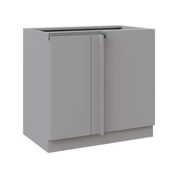 Koupelnový nábytek MHSR - 9 spodní skříňka, rohová, 1-dveřová, pravá, 920x900x600, šedá