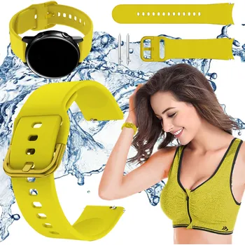 Pouzdro na mobilní telefon Řemínek ChronSmarta pro Huawei 22mm, žlutý