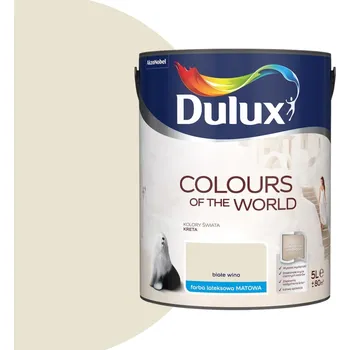 barva na zeď Dulux latexová Barva na zeď 5 l Bílé víno matná