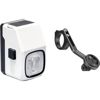 Cyklosvítilna Cyklistické světlo 1600 lm s vysokým jasem IPX6 USB-C nabíjení 5000 mAh 18W Přední voděodolný světlomet s držákem na řídítka bílá