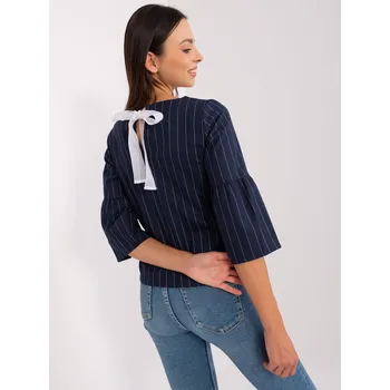 Dámská košile Halenka LK BZ 506434.33P tmavě modrá 40