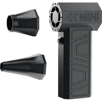 Prachovka Bezkartáčový turbo ventilátor 200 000 ot./min Výkonný ruční vysavač Silný vítr 52 m/s Nabíjení USB-C 8,4 V 100 W Čištění prachu černá