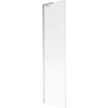 Vanová zástěna Mexen Next L vanová zástěna 1-dílná 50 x 150 cm, pruhy, chrom - 895-050-000-03-09-01 Vanové zástěny