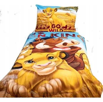 Povlečení Ložní Sada Povlečení Lví král 140x200cm OBOUSTRANNÁ 100% BAVLNA