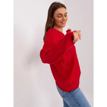 Dámský svetr Jumper AT SW 2231.99P červená jedna velikost