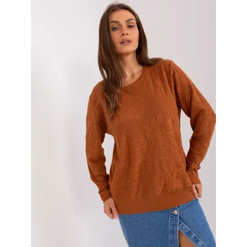 Dámský svetr Přepínač AT SW 2231A.00P světle hnědá jedna velikost