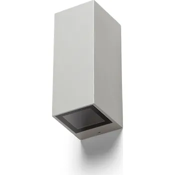 Venkovní osvětlení DESMOND II nástěnná stříbrnošedá 230V GU10 2x35W IP44