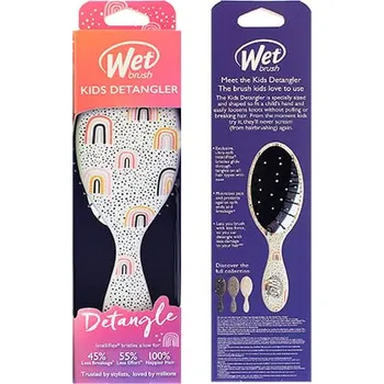 kartáč na vlasy Wet Brush Kids Detangler kartáč na vlasy Rainbows
