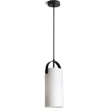 JULIETTA 31 závěsná opálové sklo/černá 230V LED E27 15W