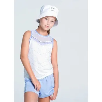 Horské kolo LuckyInLove Jr polo Lavender Love - bílé: Junior L