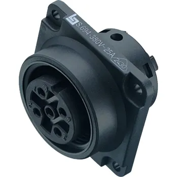 LED panel Binder 99 0740 00 24 RD30 Konektor pro montáž na panel, kontakty: 24, nestíněný, pájený, IP65