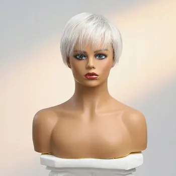 Paruka Paruka krátké přírodní blond vlasy BWR