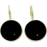 Goldstore Zlaté náušnice velký černý Onyx Váha: 8.45 g