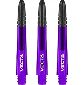 Příslušenství pro šipky Násadky (Shafty) Winmau Vecta modro-červené, mezidélka (Inter), 3 ks