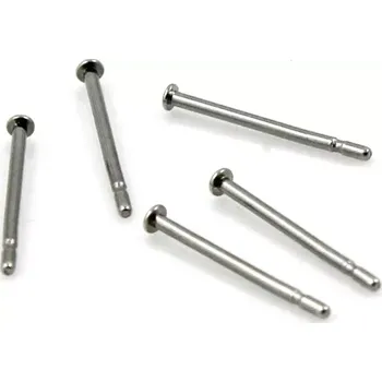 Materiál na výrobu šperku Puzety na náušnice 12mm dříky – 20 ks