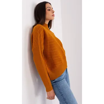 Dámský svetr Přepínač AT SW 2368.36X světle hnědá jedna velikost