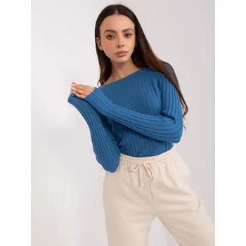 Dámský svetr PM SW PM1089 Svetr.09P tmavě modrá M/L