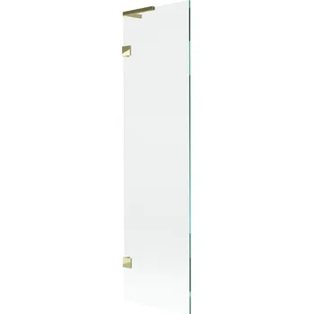 Vanová zástěna Mexen Lunar L vanová zástěna 1-křídlová 50 x 150 cm, transparentní, zlatá - 897L-050-000-50-00 Vanové zástěny