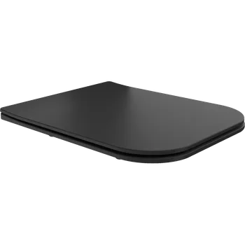 WC sedátko Mexen Madox deska pomalu sklopná slim, duroplast, černá mat - 39154085 WC sedátka