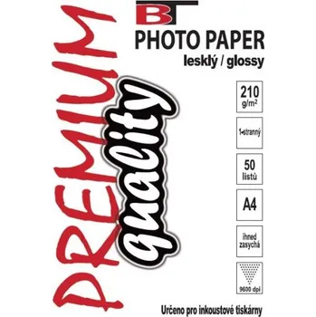 Fotopapír BT fotopapír lesklý A4 - 210g (50listů) (22077)