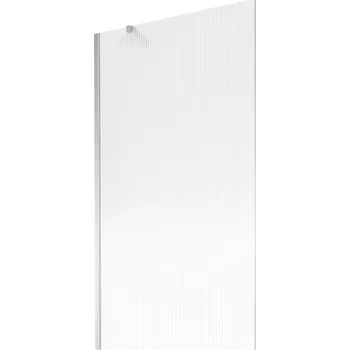Vanová zástěna Mexen Next vanová zástěna 1-křídlová 100 x 150 cm, proužky, chrom - 895-100-000-00-09-01 Vanové zástěny