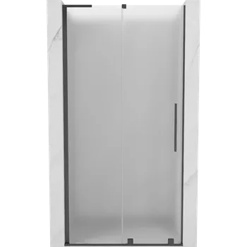 Sprchové dveře Mexen Velar L sprchové dveře posuvné 110 cm, matné, kartáčovaný gun gray - 871-110-003-31-66 Sprchové dveře