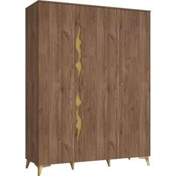 Šatní skříň Šatní skříň Kenyatta - Forte Dub koloniální-zlatý 149.6x197.8 cm