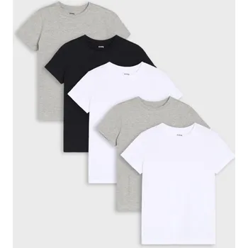 Pánská móda Sinsay - Sada 5 triček - vícebarevná - 907GE-MLC - 907GE-MLC-122