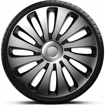 Poklice na kolo J-TEC Poklice na kola - kryty kol SEPANG silver black 17" - sada 4 ks -