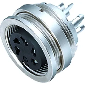 Rozvaděč Binder 09 1584 00 07 Konektor M16 pro montáž na panel, kontakty: 7 (07-b), nestíněný, pájený, IP40