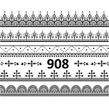Samolepky na nehty černé