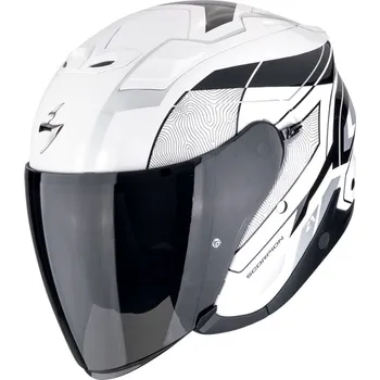 Helma na motorku SCORPION přilba EXO-Z1 Vue white/black/silver - XL