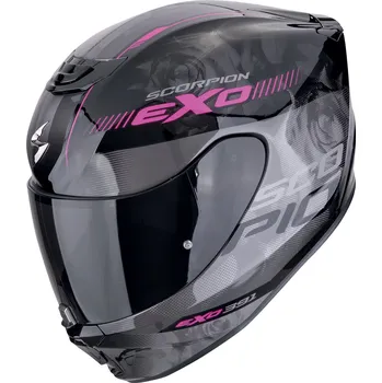 Helma na motorku SCORPION přilba EXO-391 Ava black/pink - L