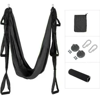 podložka na cvičení Aerial YOGA - Závěs na jógu SEDCO AERO YOGA s popruhy varianta: tmavě modrá