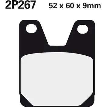 Brzdová destička NISSIN brzdové destičky 267ST