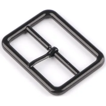 Kovová spona / opasková přezka, průvlek 30; 35; 40 mm, barva 3 (40 mm) černý lak