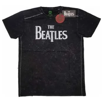 Pánské oblečení Merch The Beatles: Tričko Drop T Logo The Beatles S (202792)