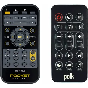 Dálkový ovladač POLK AUDIO Signa Solo - dálkový ovladač duplikát