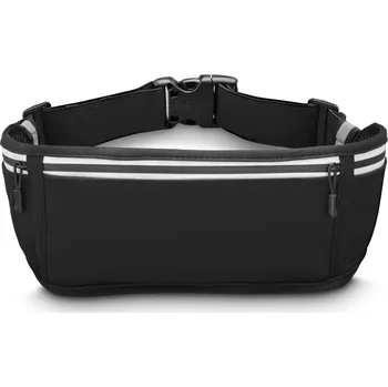 Ledvinka Hama sportovní ledvinka na mobil a drobnosti, reflexní prvky, černá