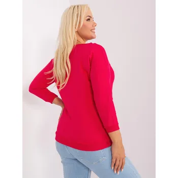 Dámská košile Halenka RV BZ 9143.87P červená jedna velikost